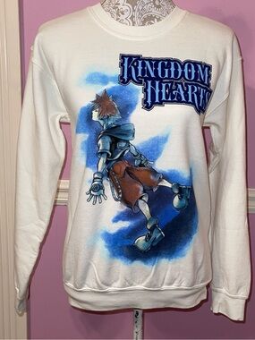Kingdom hearts Disney sora pullover sweater jumper top fairy streetwear graphic
